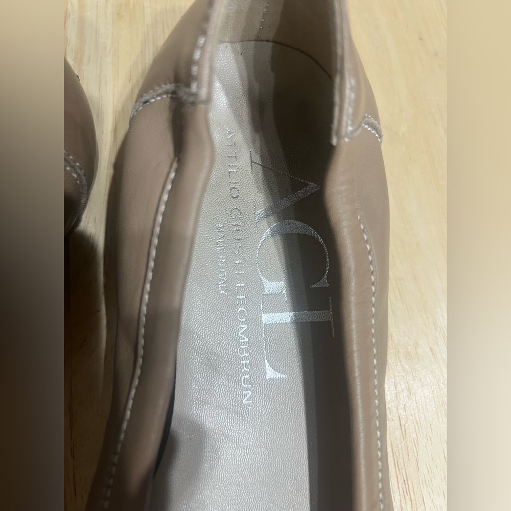 AGL flats ballerina with buckle tan size 39 - Picture 3 of 14